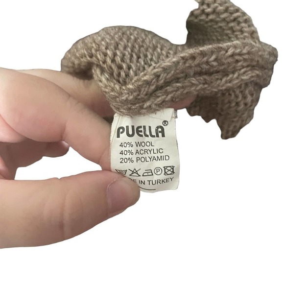 𝅺puella Brown Tribal Print Wool Blend Sweater w/Terracotta Buttons - Picture 8 of 8